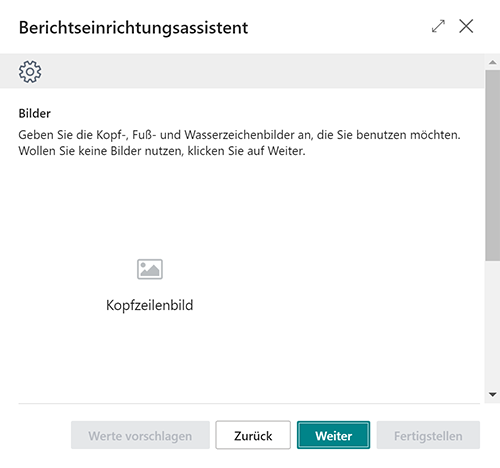 Bilder für Berichte hochladen