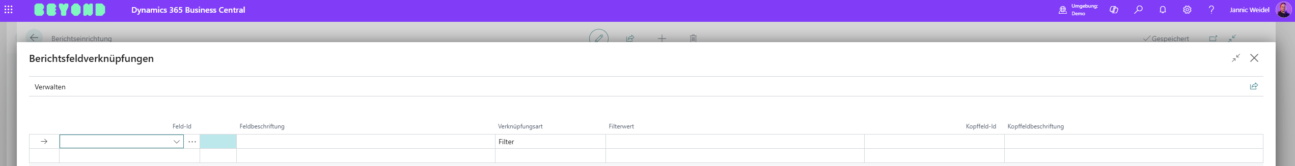 report-field-links