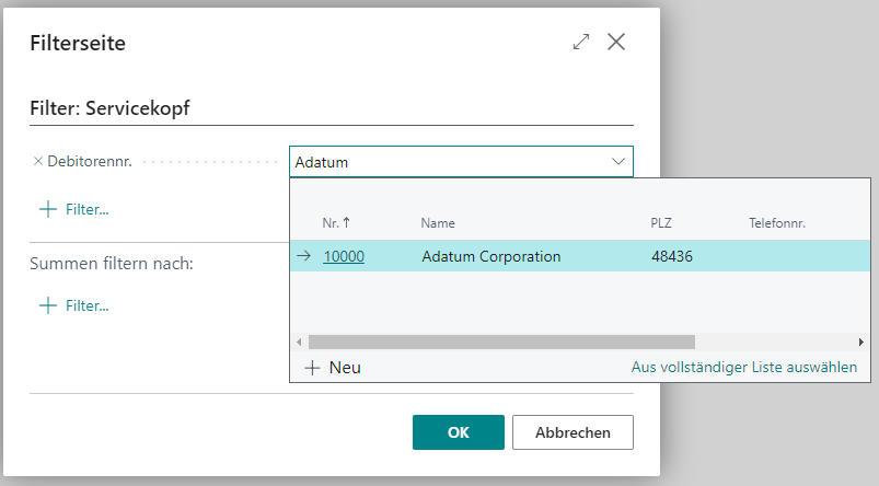 create-order-filter-for-customer