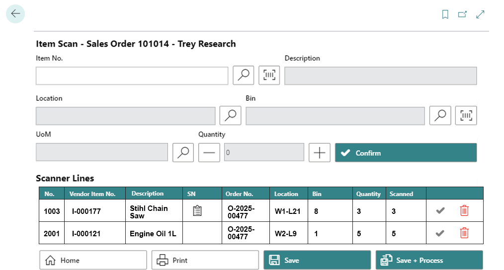 serial-numbers-entered-in-sales-order