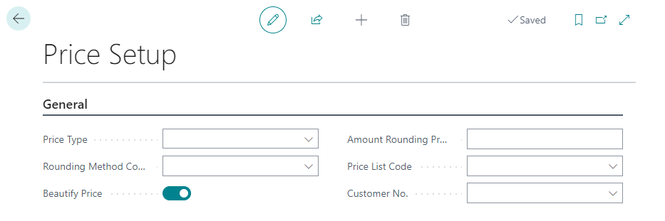 price-setup