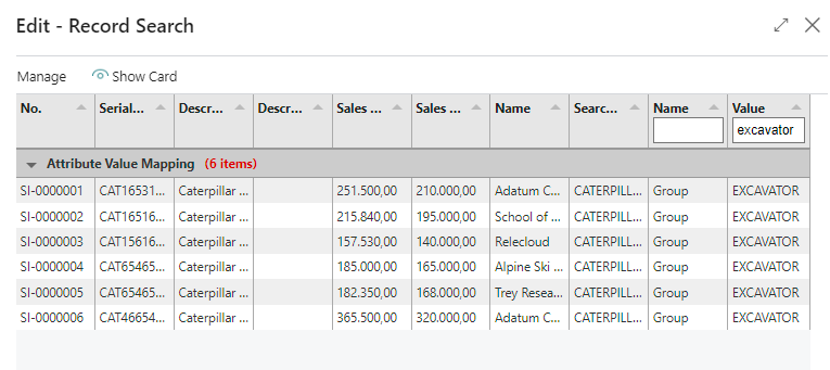 Search for Attribute Value