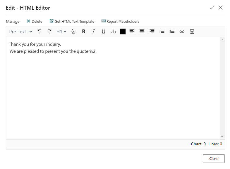 Add Document-Level Pre-Text