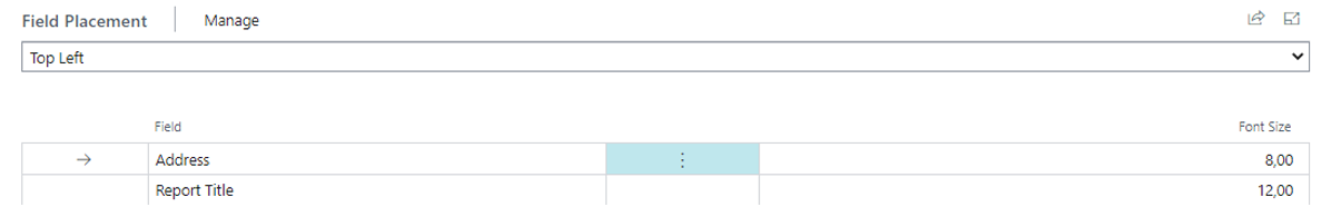 Display and Place a Report Header Field