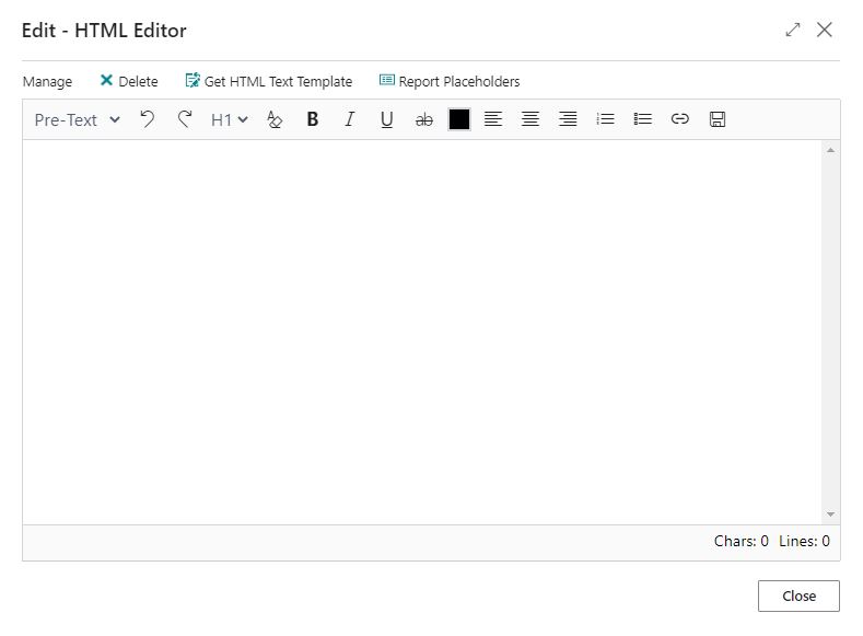 HTML Editor