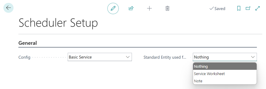 Values for Standard Entity used for time range click