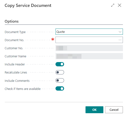 Copy Service Document