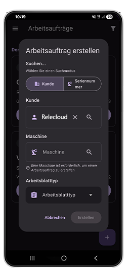 create-service-order-window-customer-selected