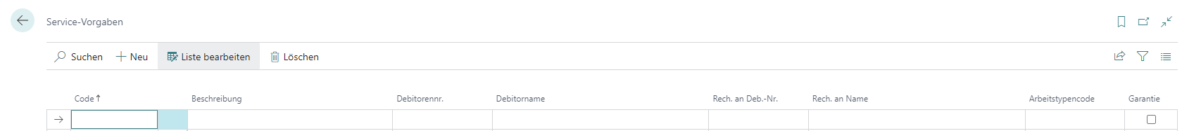 service-specifications