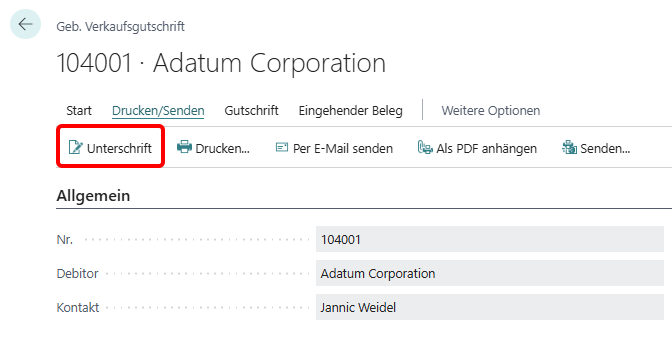 capture-signature-for-posted-sales-credit-memo