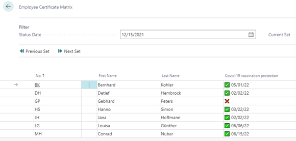 Employee Certificate Matrix | DOCS by BEYONDIT