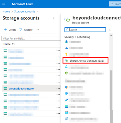 microsoft-azure-sas
