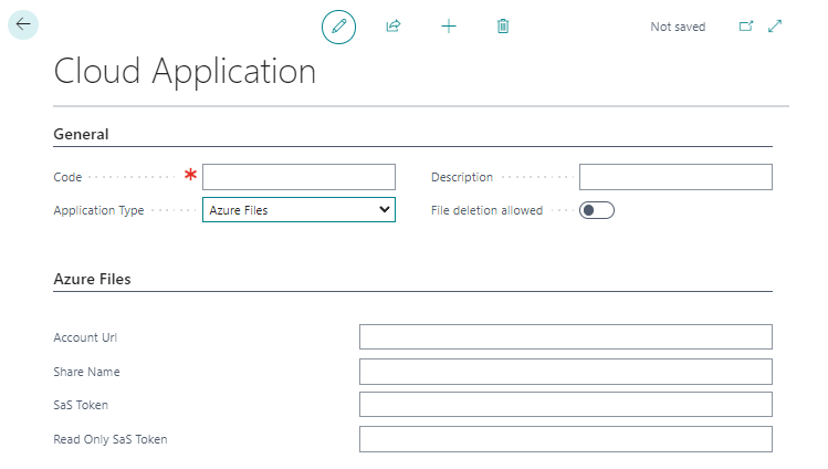 Connect Azure Files in Business Central