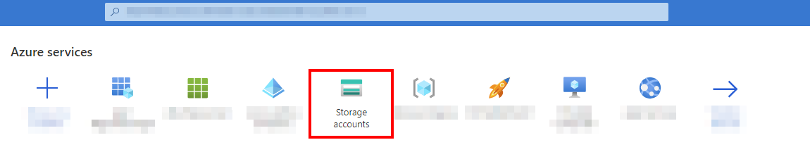 Create a new Storage Account in Microsoft Azure