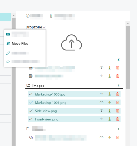 Move Files to a different category