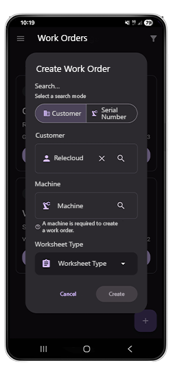 create-service-order-window-customer-selected