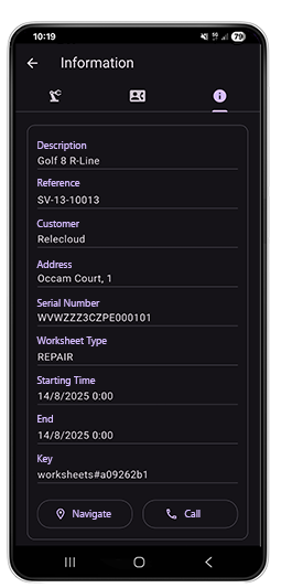 information-screen
