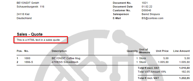 html-text-in-document-header