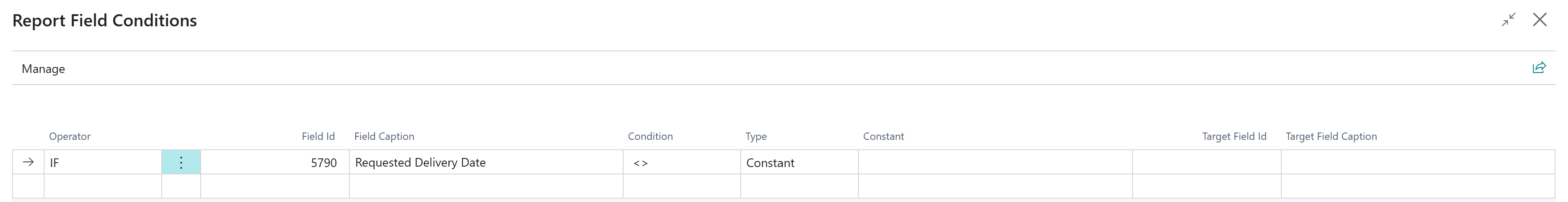 Define Condition for Text with Placeholder