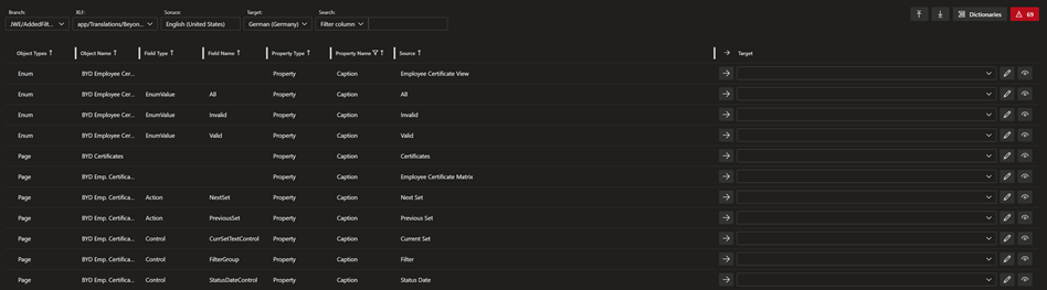 Interface BEYOND Translations
